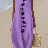Emma | Vestido Midi Violet Bloom
