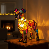 Rocky - Lâmpada em vitral