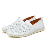 Mocassins de Couro Respirável