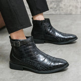 Dylan™ | Botas com fivela em couro sintético
