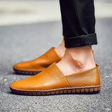 Loafers Elegantes em Couro Respirável
