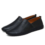 Loafers Elegantes em Couro Respirável