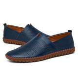 Loafers Elegantes em Couro Respirável