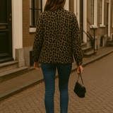 Leona | Casaco Bomber de Leopardo