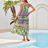 Lilly™| Vestido Boho Trendy | Estilo Boémio Sem Esforço