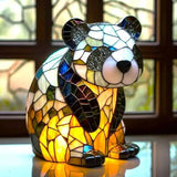 Panda - Lâmpada em Vitral