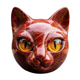Gato Preto - Escultura Mística Luxuosa de Gato Preto
