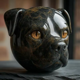 Cão Preto - Escultura Mística do Cão Preto