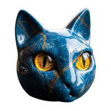 Gato Preto - Escultura mística luxuosa de gato preto