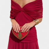 Florendra | Vestido Longo com Padrão Floral e Decote em V