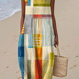 Eve | Vestido Midi Geométrico
