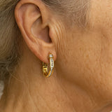 Brincos Vintage em Ouro e Diamantes