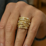 Anel de ouro vintage
