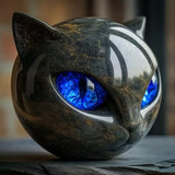 Gato Preto - Escultura mística do gato preto