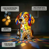 Charlie - Lâmpada em vitrais