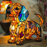 Jezevčík - Lâmpada em vitral