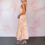 ESTHER - VESTIDO IMPRESSÃO AQUARELA
